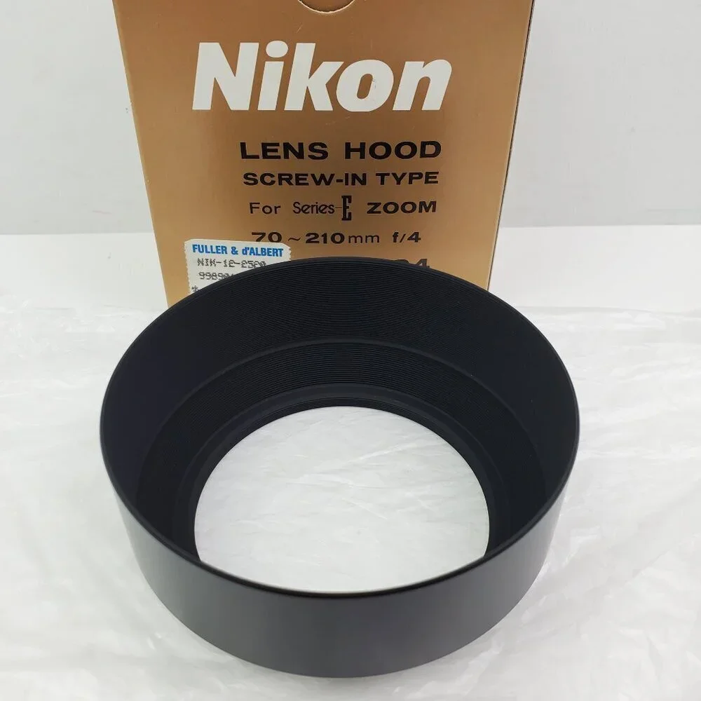 Nikon Lens Hood HN-24 Vintage Screw-In Type Series E Zoom 70-120mm f/4 Box NOS
